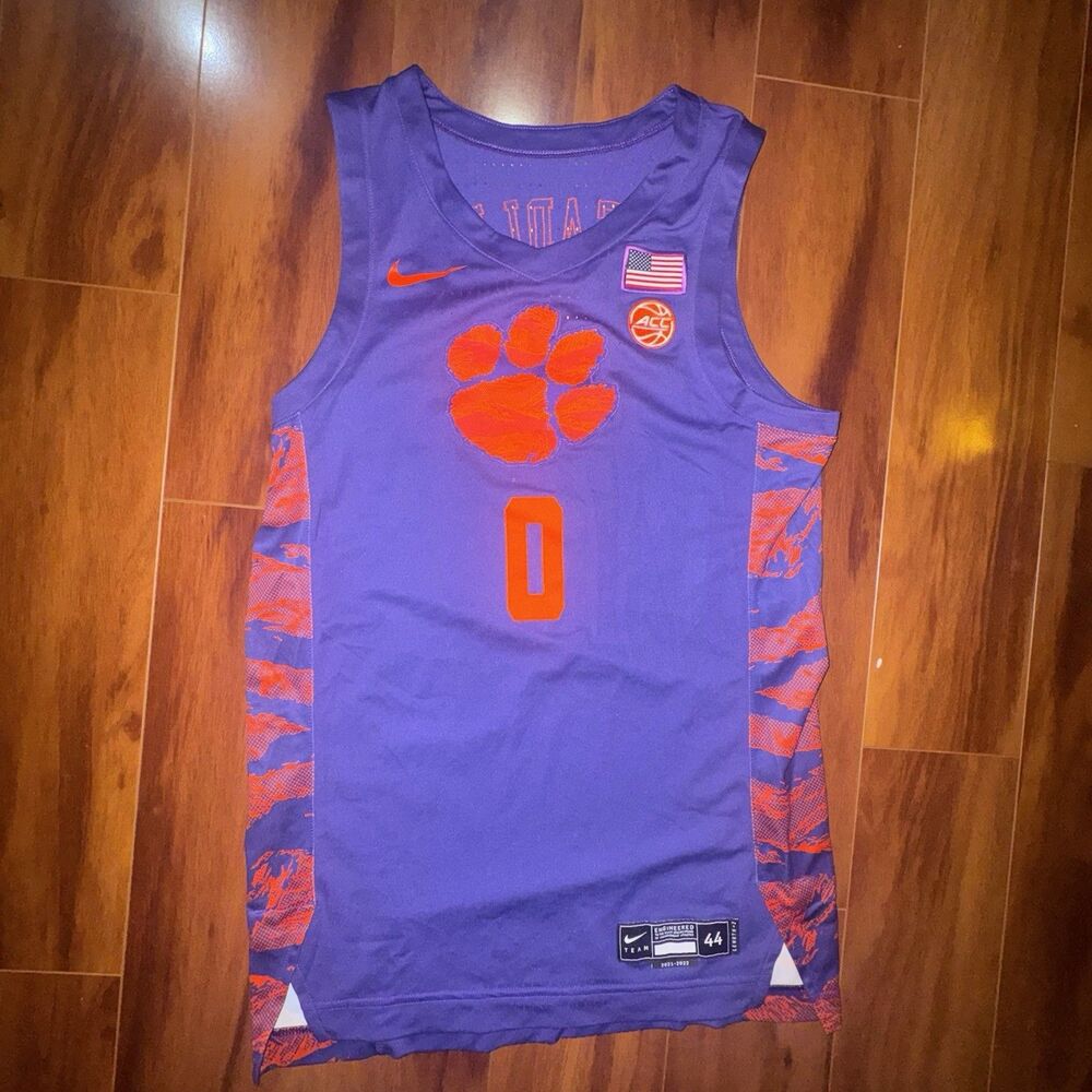 Josh Beadle Clemson Tigers Nike Team Issued Jersey #0 2021-22 Size 44 +2 USA